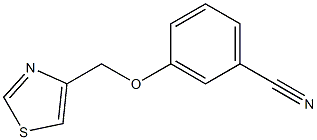 3-(1,3-thiazol-4-ylmethoxy)benzonitrile Structure