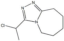 3-(1-chloroethyl)-6,7,8,9-tetrahydro-5H-[1,2,4]triazolo[4,3-a]azepine 구조식 이미지