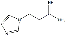 3-(1H-imidazol-1-yl)propanimidamide 구조식 이미지