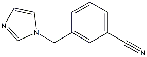 3-(1H-imidazol-1-ylmethyl)benzonitrile 구조식 이미지