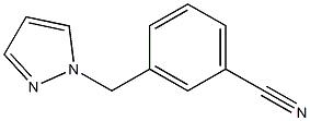 3-(1H-pyrazol-1-ylmethyl)benzonitrile 구조식 이미지