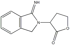 3-(1-imino-2,3-dihydro-1H-isoindol-2-yl)oxolan-2-one Structure