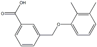 3-(2,3-dimethylphenoxymethyl)benzoic acid Structure
