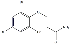 3-(2,4,6-tribromophenoxy)propanethioamide Structure