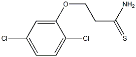 3-(2,5-dichlorophenoxy)propanethioamide 구조식 이미지