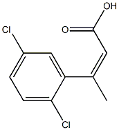 3-(2,5-dichlorophenyl)but-2-enoic acid 구조식 이미지