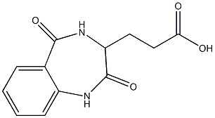 3-(2,5-dioxo-2,3,4,5-tetrahydro-1H-1,4-benzodiazepin-3-yl)propanoic acid Structure