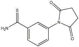 3-(2,5-dioxopyrrolidin-1-yl)benzenecarbothioamide 구조식 이미지