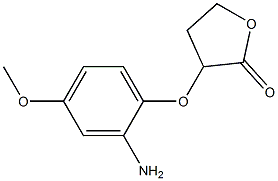 3-(2-amino-4-methoxyphenoxy)oxolan-2-one Structure