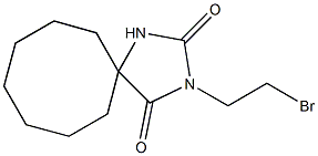 3-(2-bromoethyl)-1,3-diazaspiro[4.7]dodecane-2,4-dione Structure