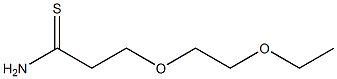 3-(2-ethoxyethoxy)propanethioamide Structure