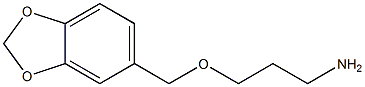 3-(2H-1,3-benzodioxol-5-ylmethoxy)propan-1-amine Structure