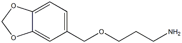 3-(2H-1,3-benzodioxol-5-ylmethoxy)propan-1-amine 구조식 이미지