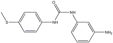 3-(3-aminophenyl)-1-[4-(methylsulfanyl)phenyl]urea 구조식 이미지