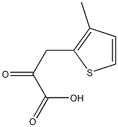 3-(3-methylthien-2-yl)-2-oxopropanoic acid Structure