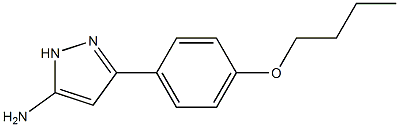 3-(4-butoxyphenyl)-1H-pyrazol-5-amine Structure