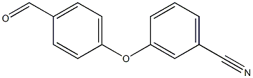 3-(4-formylphenoxy)benzonitrile 구조식 이미지