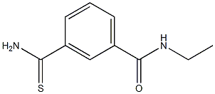 3-(aminocarbonothioyl)-N-ethylbenzamide Structure