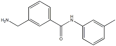 3-(aminomethyl)-N-(3-methylphenyl)benzamide 구조식 이미지