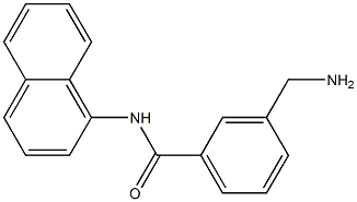 3-(aminomethyl)-N-(naphthalen-1-yl)benzamide Structure