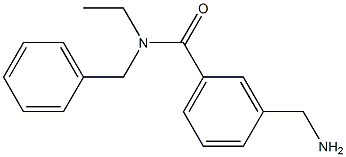 3-(aminomethyl)-N-benzyl-N-ethylbenzamide 구조식 이미지