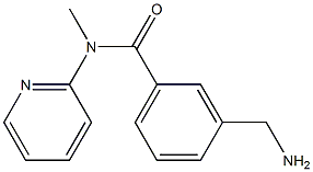 3-(aminomethyl)-N-methyl-N-(pyridin-2-yl)benzamide 구조식 이미지