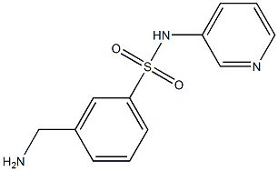 3-(aminomethyl)-N-pyridin-3-ylbenzenesulfonamide 구조식 이미지