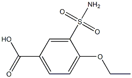 3-(aminosulfonyl)-4-ethoxybenzoic acid Structure