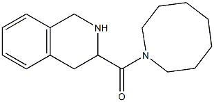 3-(azocan-1-ylcarbonyl)-1,2,3,4-tetrahydroisoquinoline 구조식 이미지