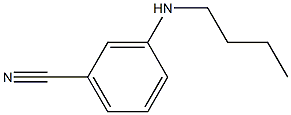 3-(butylamino)benzonitrile Structure