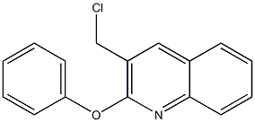 3-(chloromethyl)-2-phenoxyquinoline 구조식 이미지