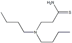 3-(dibutylamino)propanethioamide Structure