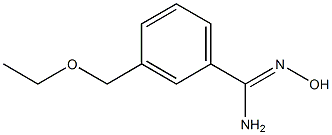 3-(ethoxymethyl)-N'-hydroxybenzenecarboximidamide 구조식 이미지