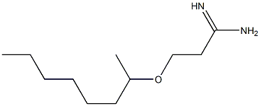 3-(octan-2-yloxy)propanimidamide 구조식 이미지