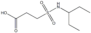 3-(pentan-3-ylsulfamoyl)propanoic acid 구조식 이미지