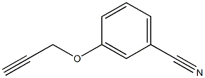 3-(prop-2-ynyloxy)benzonitrile Structure