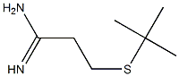 3-(tert-butylsulfanyl)propanimidamide Structure