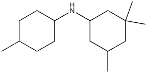 3,3,5-trimethyl-N-(4-methylcyclohexyl)cyclohexan-1-amine Structure