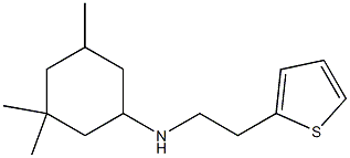 3,3,5-trimethyl-N-[2-(thiophen-2-yl)ethyl]cyclohexan-1-amine Structure