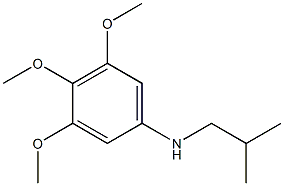 3,4,5-trimethoxy-N-(2-methylpropyl)aniline 구조식 이미지