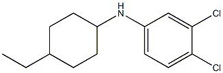 3,4-dichloro-N-(4-ethylcyclohexyl)aniline 구조식 이미지