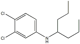 3,4-dichloro-N-(heptan-4-yl)aniline 구조식 이미지