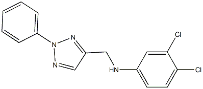 3,4-dichloro-N-[(2-phenyl-2H-1,2,3-triazol-4-yl)methyl]aniline 구조식 이미지
