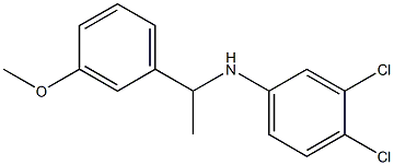 3,4-dichloro-N-[1-(3-methoxyphenyl)ethyl]aniline Structure
