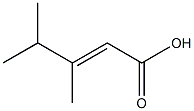 3,4-dimethylpent-2-enoic acid Structure