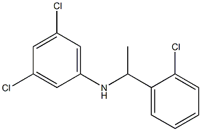 3,5-dichloro-N-[1-(2-chlorophenyl)ethyl]aniline 구조식 이미지