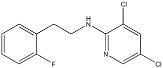 3,5-dichloro-N-[2-(2-fluorophenyl)ethyl]pyridin-2-amine Structure
