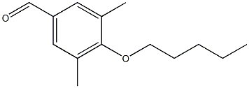 3,5-dimethyl-4-(pentyloxy)benzaldehyde Structure