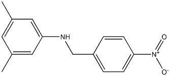 3,5-dimethyl-N-[(4-nitrophenyl)methyl]aniline Structure