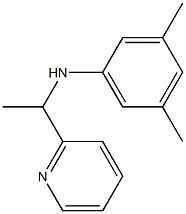 3,5-dimethyl-N-[1-(pyridin-2-yl)ethyl]aniline 구조식 이미지